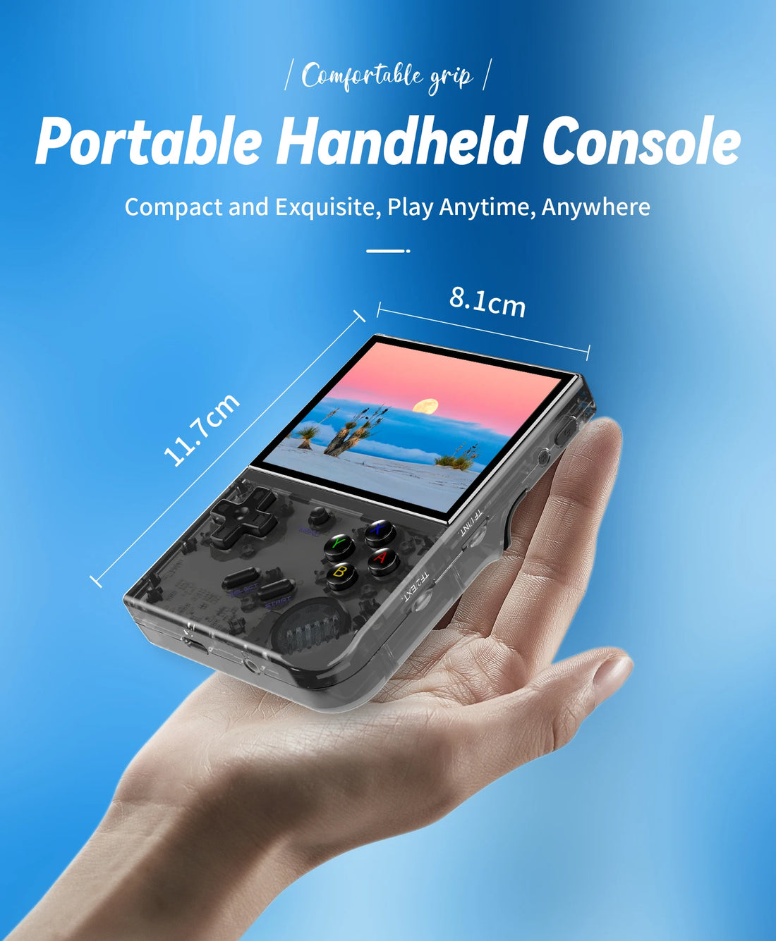 Handheld Game Console 3.5″ IPS Screen Portable Video Game Player